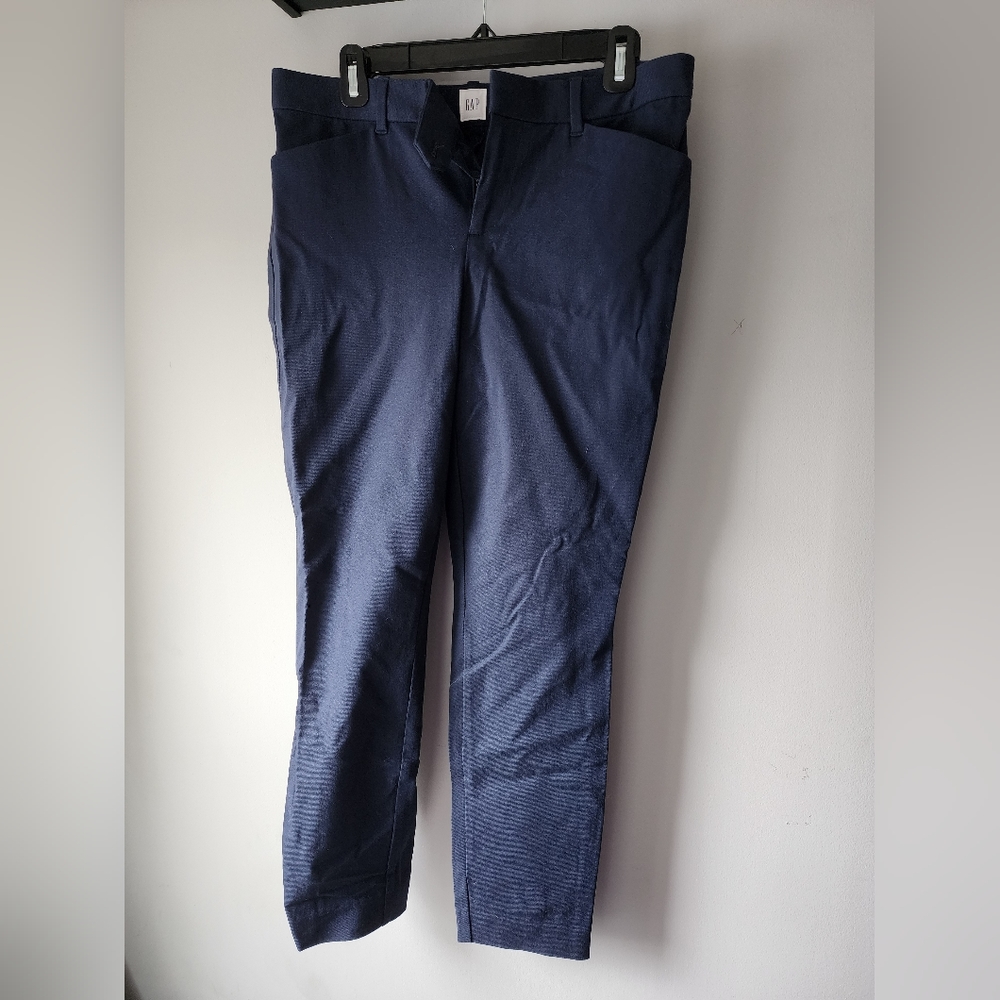 Gap signature skinny navy dress pants